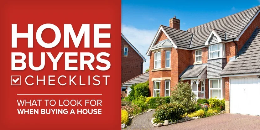 Home Buyers checklist flyer