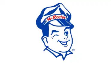 Mr. Rooter illustrated logo of winking plumber wearing Mr. Rooter cap.