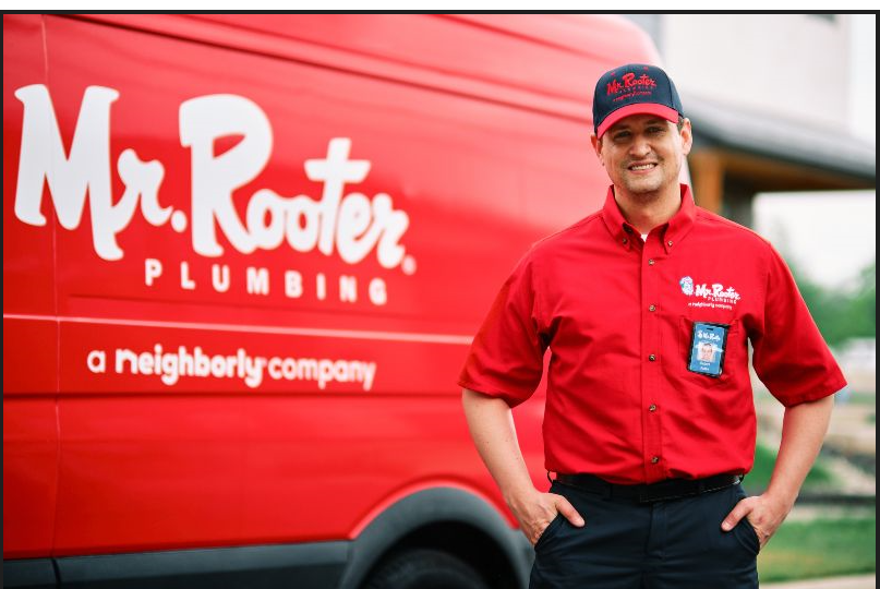 Mr. Rooter plumber ready to install new plumbing