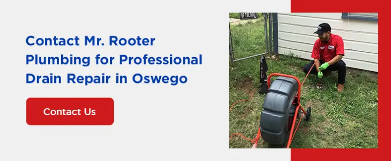 Contact mr rooter plumbing for professional drain repair in oswego