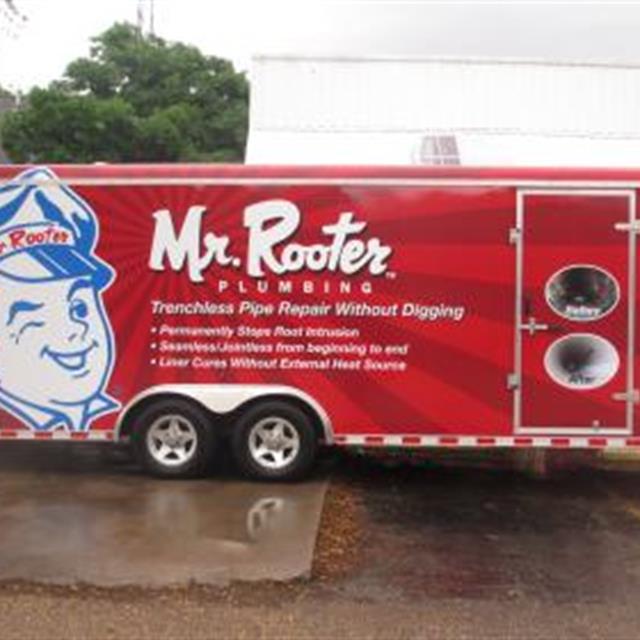 A Mr Rooter Truck