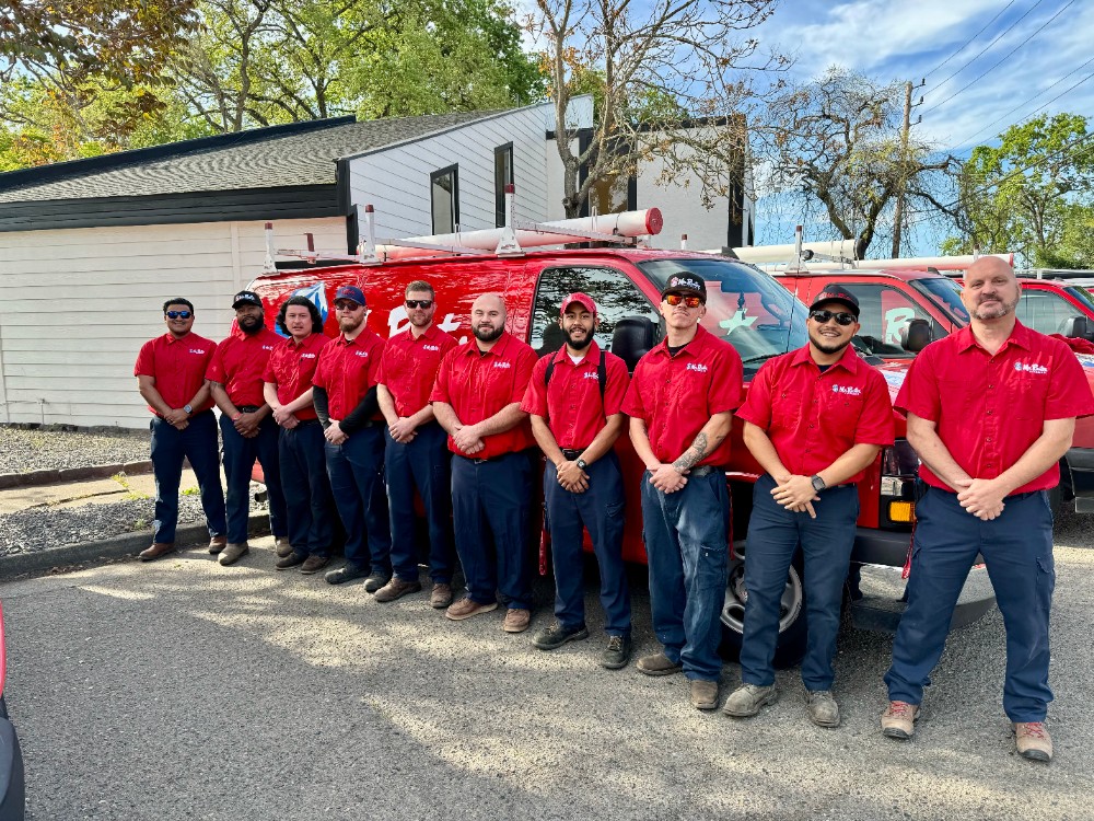 Mr. Rooter Sonoma Technicians Group Photo