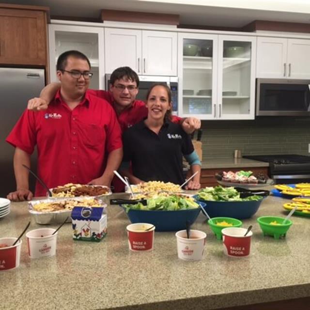 Mr Rooter employees at a dinner