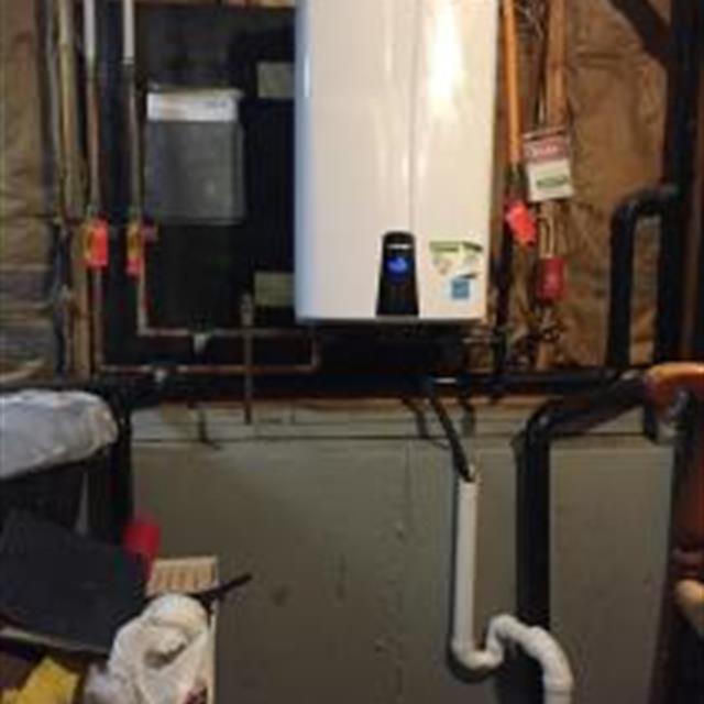 New Gas boiler installation