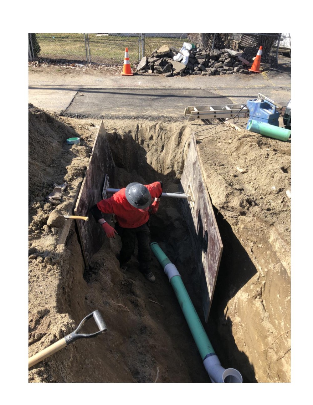 New Sewer Line