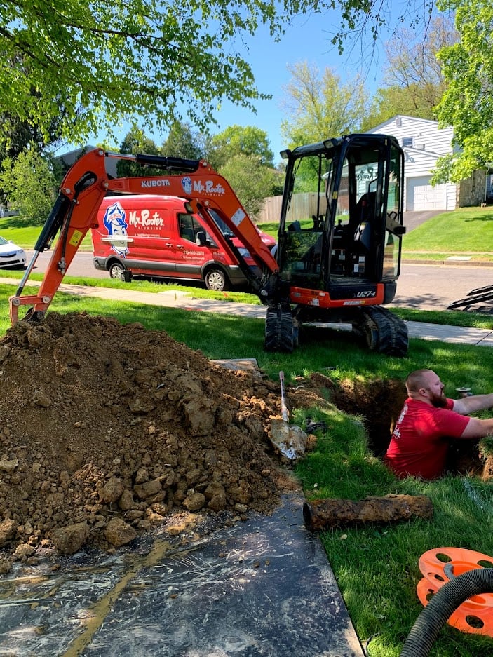 Sewer Repair Excavation and Drain Cleaning, clogged drain