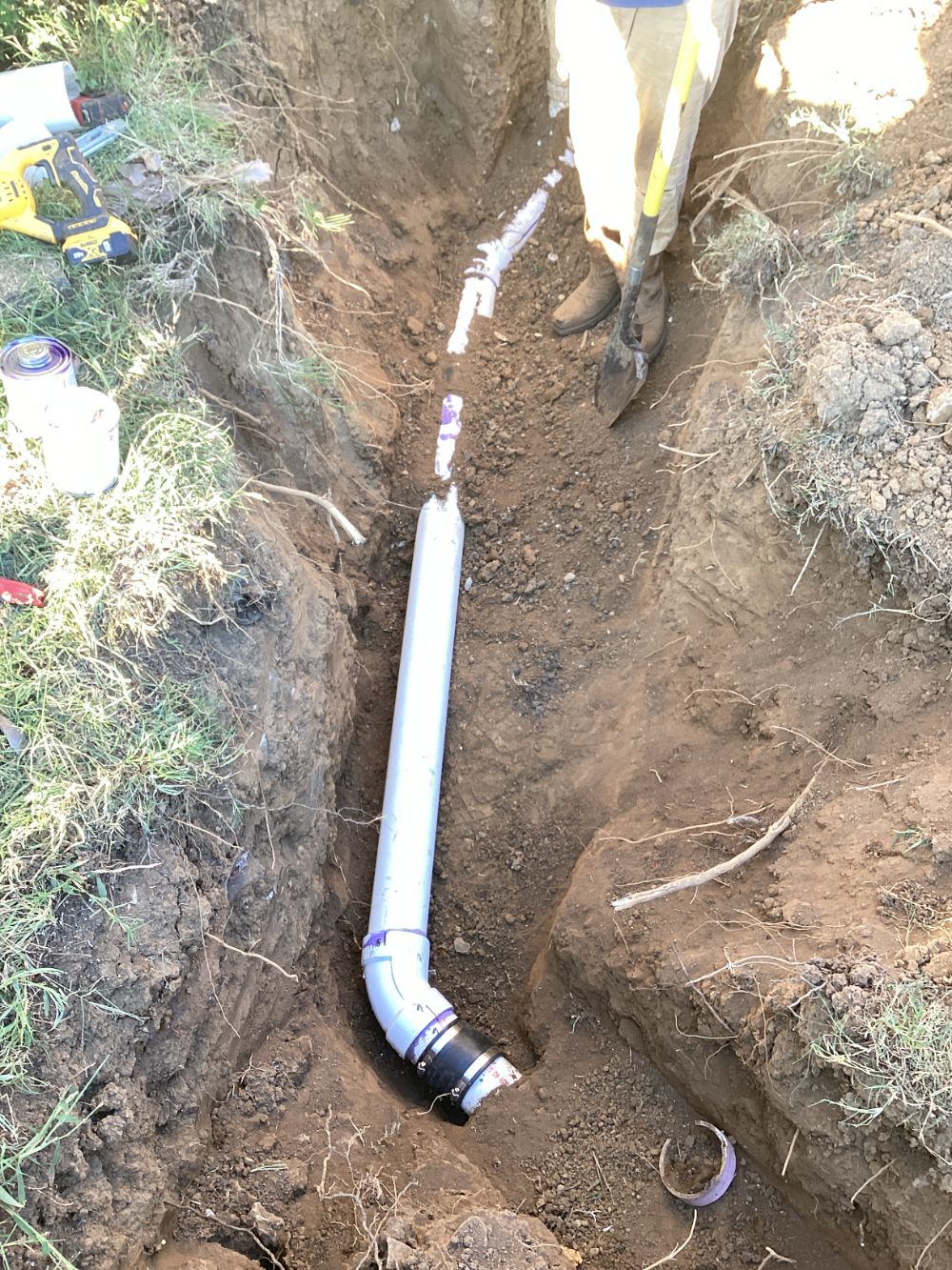 Sewer line repair