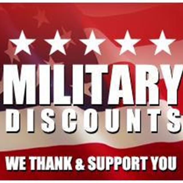 military discount