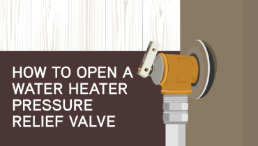 How to open water heater pressure relief valve