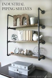 industrial plumbing pipe shelves