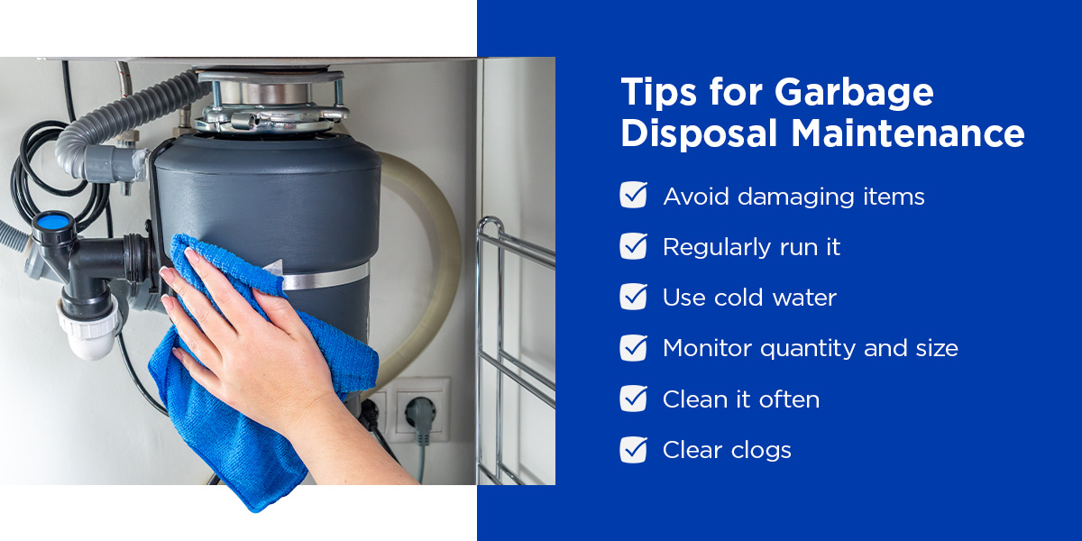 Tips for maintaining garbage disposal